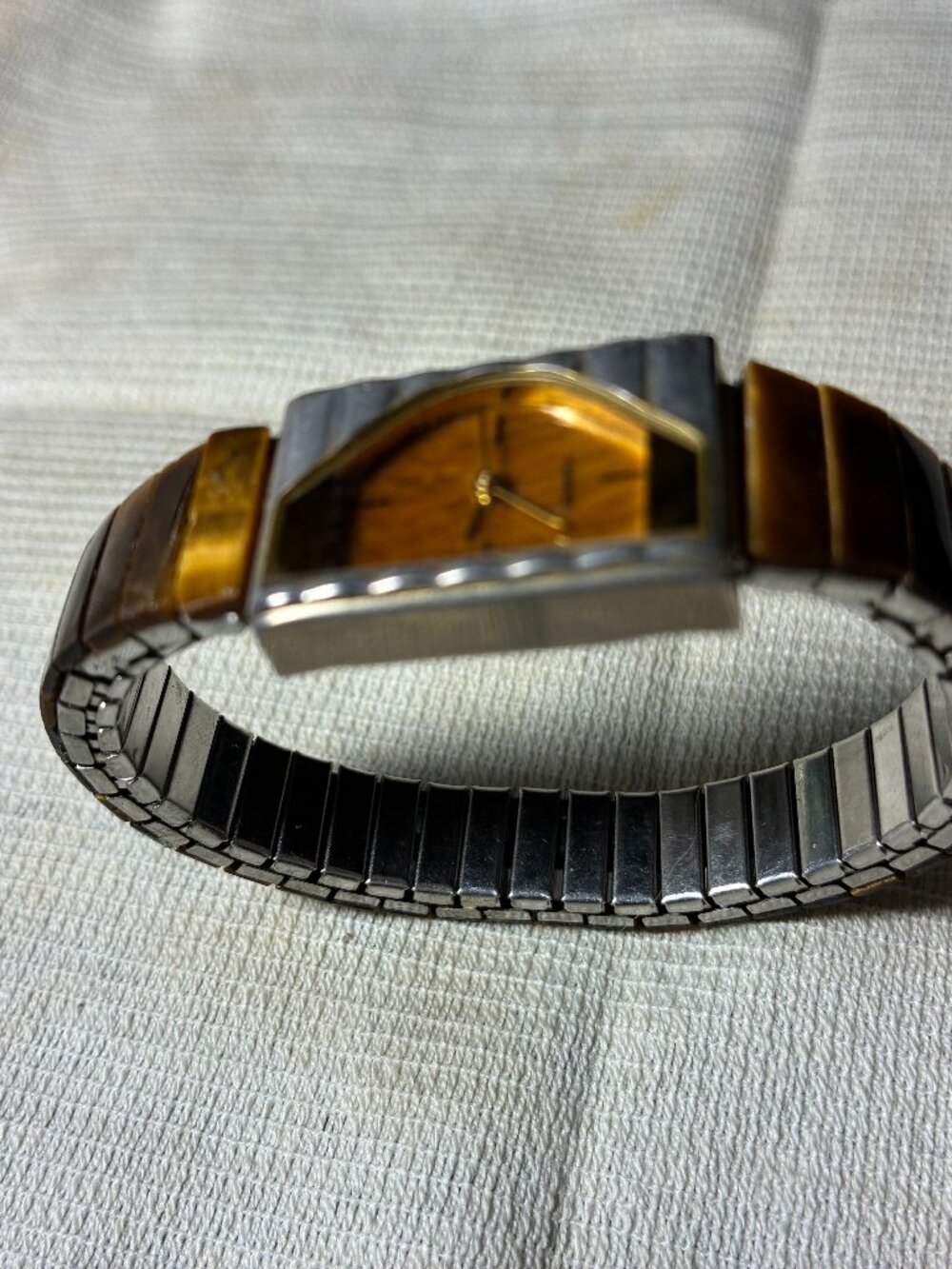 Woman's Tiger's Eye Expansion Band Watch